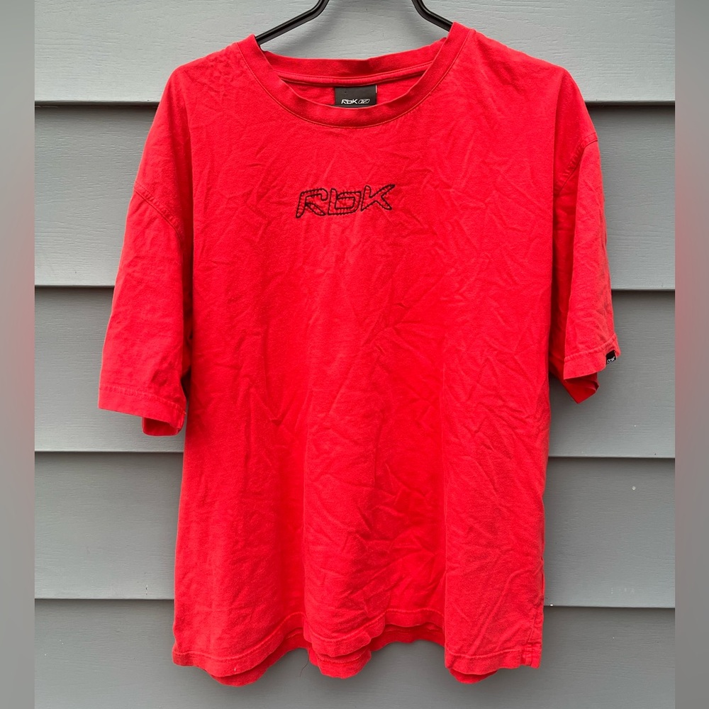 Reebok Tropical T-Shirt / XL / Vintage Y2K